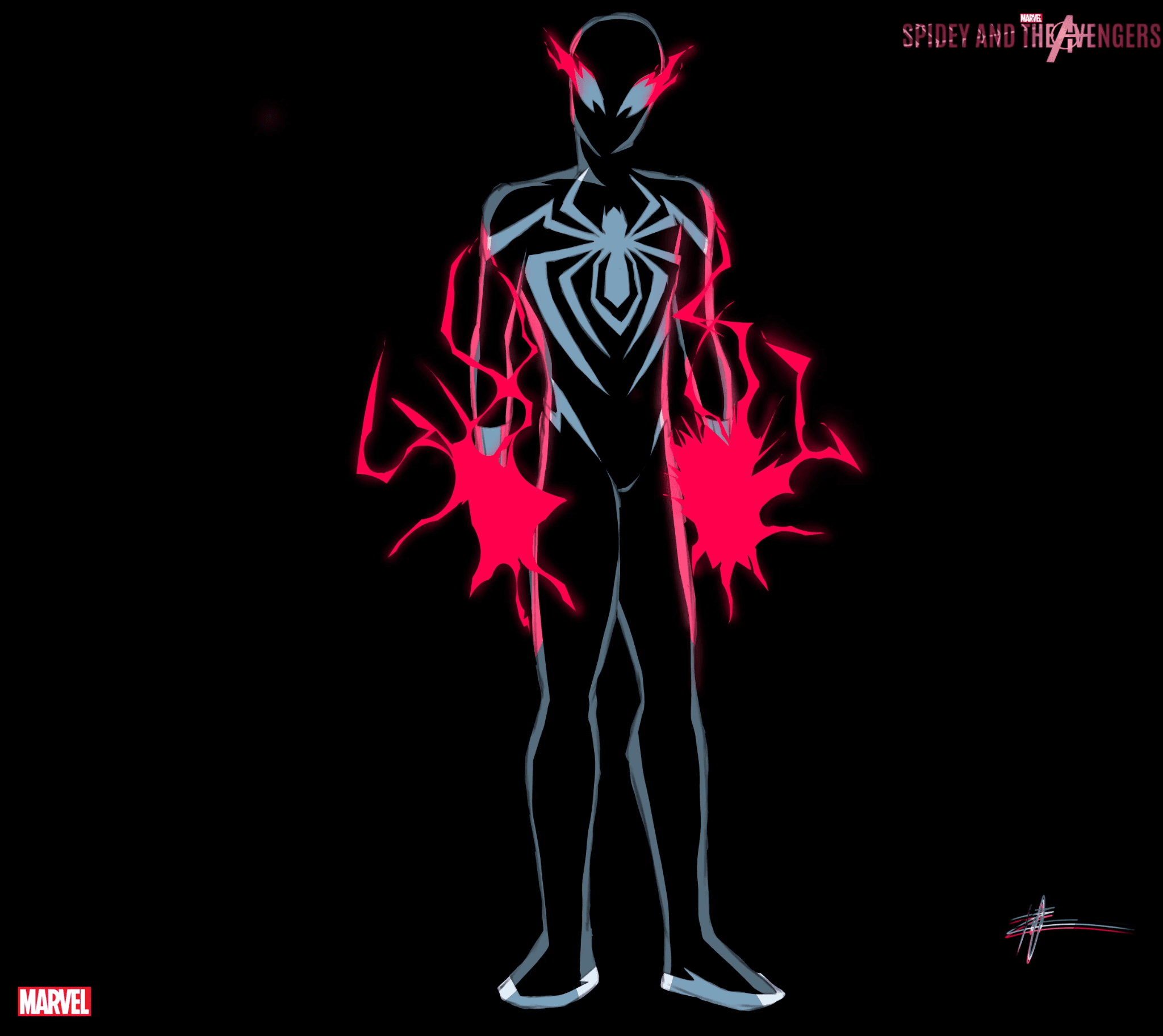 Original graphic-novel illustration of a masked male urban acrobat crouched above a dark city